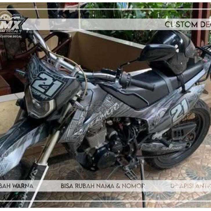 CUSTOM DECAL VIAR CROSS X 150 SE (003) DEKAL STICKER STIKER VIAR 200 GT FULLBODY